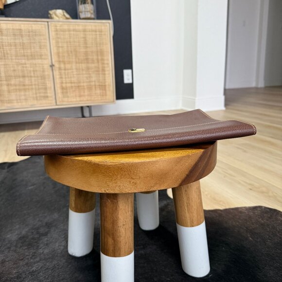 Gucci Brown Leather Document Case - Picture 6 of 8